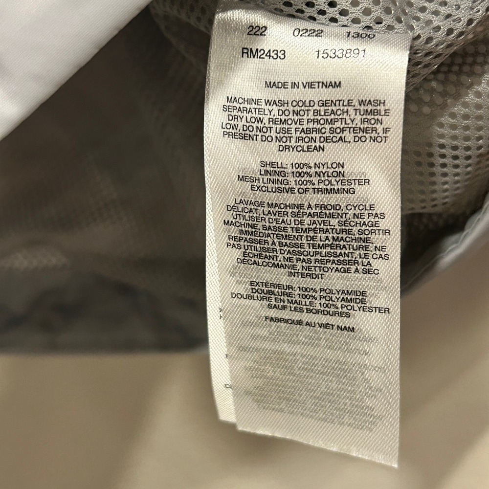 Columbia Watertight II Rain Jacket Company Logo Grey Omni-Tech Men's L NEW - Picture 3 of 11